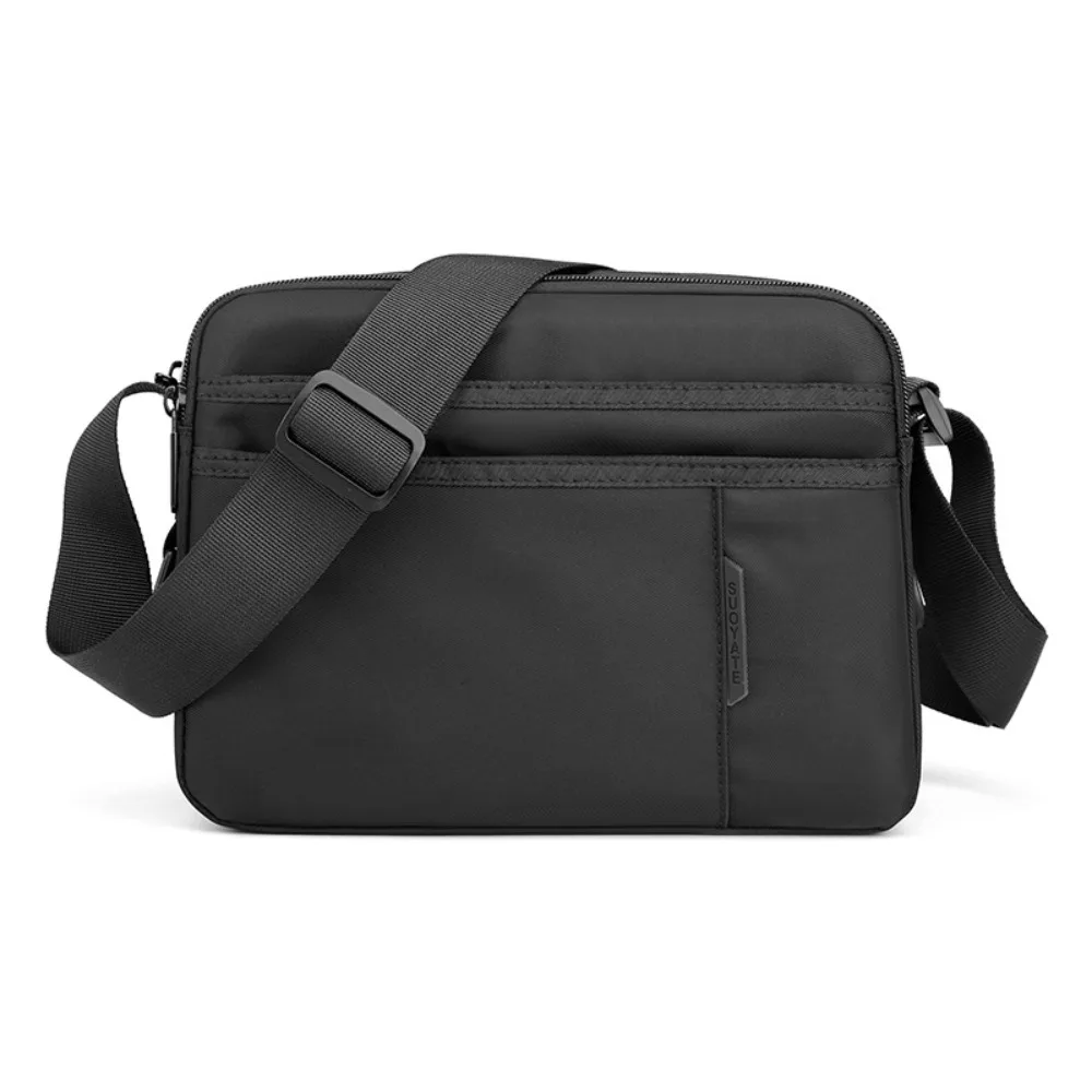 

Single Shoulder Men's Shoulder Bag Large Capacity Fabric Man Messenger Bag Square Multi-functional Nylon Crossbody Bag Hiking