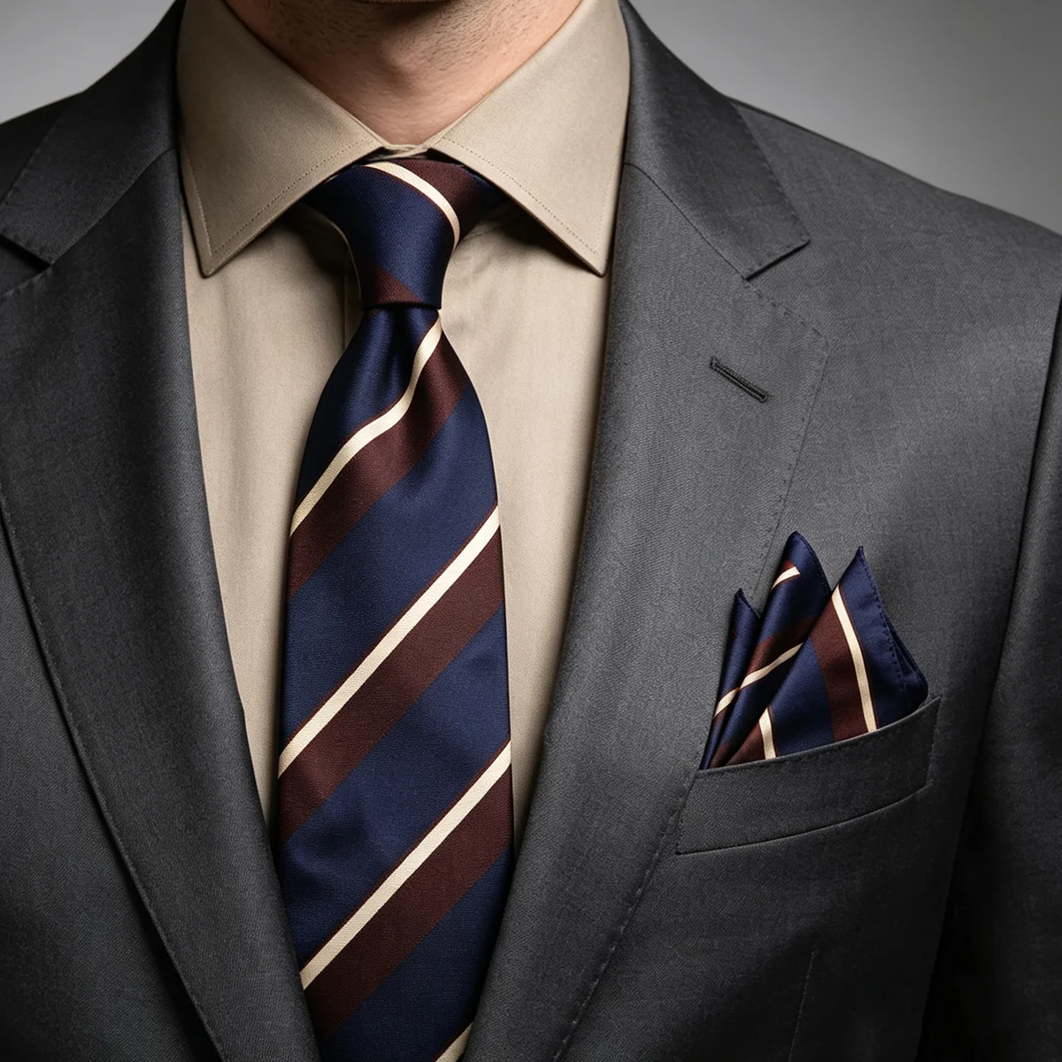 2PCS Neck Tie Set Casual Floral Printed Neckties Oversized 9cm Luxury Striped Silky Neck Ties For Men Pocket Square Groom Hanky