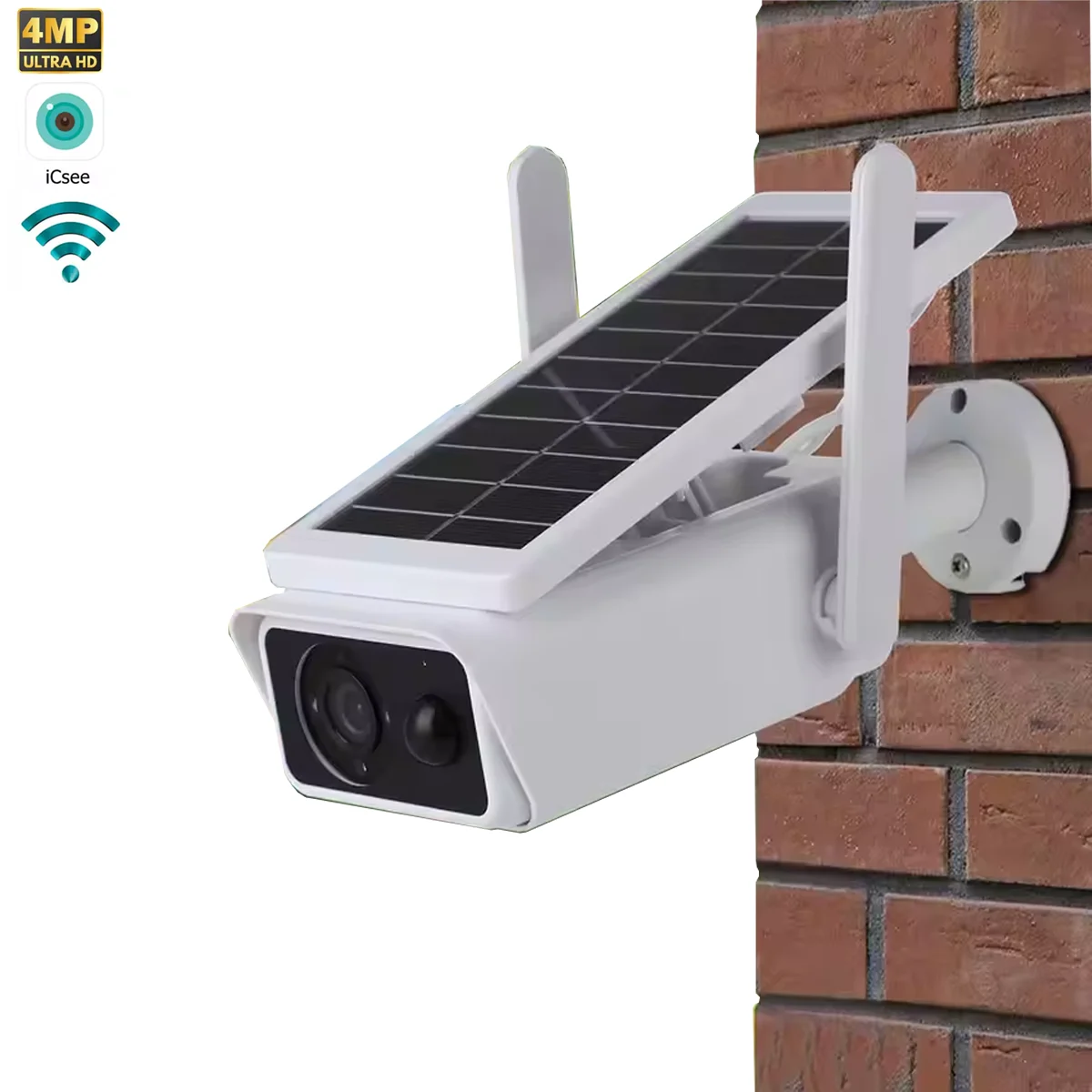 

icsee Solar WiFi Cam, 365 - Day Power Supply, 1080P, PIR Motion Alarm, Infrared Night Vision, Voice Chat, Stable Wireless Link
