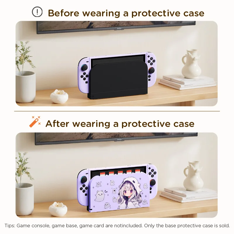 Suitable for Switch2 card base shell, cassette storage + body protection two-in-one, can store 5 game cards view 4