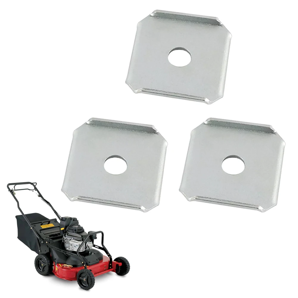 3 Pack Mower X Blades Adapters Without Blades Center Hole X-Blade Dual Mulching Blade Adapter Fits All Standard Commercial Mower