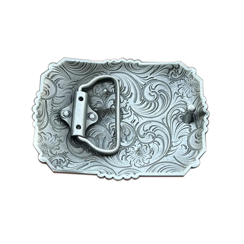 Gesper Sabuk Salib Doa Koboi Barat dari Paduan Seng - Aksesori Modis untuk Pria