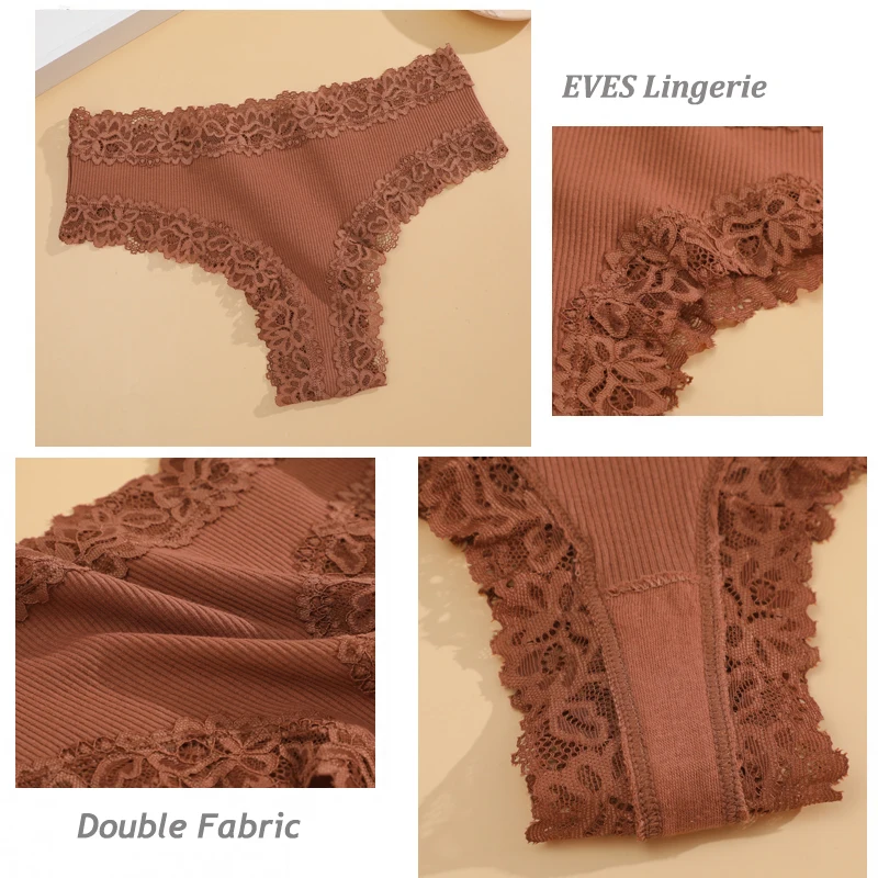 7PCS/Set Women Sexy Lace Panties Seamless Cotton Brazilian Panties Girls Breathable Sexy Low Rise Underwear Female Soft Lingerie