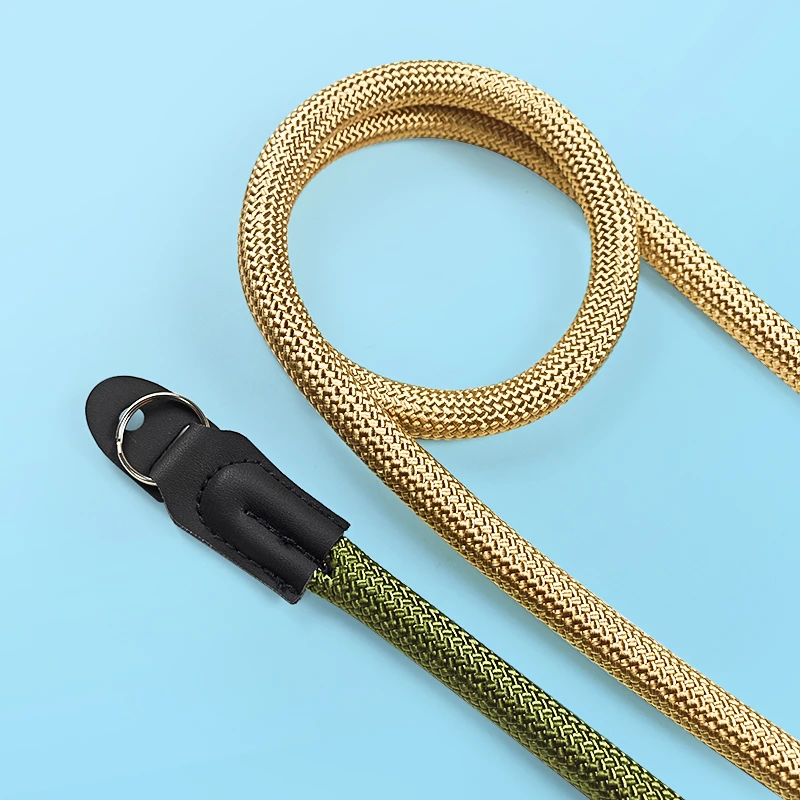 Camera Rope Strap Nylon Camera Neck Strap Quick Release Wrist Belt For GoPro Nikon Quick Release Beads Round Rope Camera