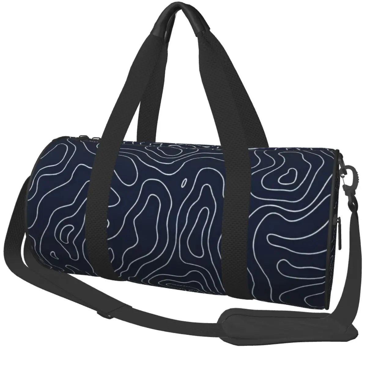 

Черно-белые спортивные сумки с обувью, спортивная сумка выходного дня, сумка для пары на заказ, тренировочная сумка для фитнеса в стиле ретро