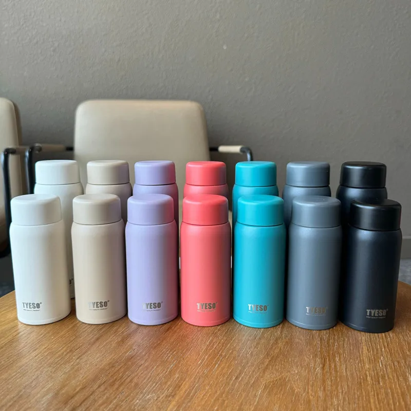 150ml/200ml Fashion Mini Double Stainless Steel Vacuum Flask Portable Cute Pocket Coffee Tea Thermal Bottle Travel Tumbler