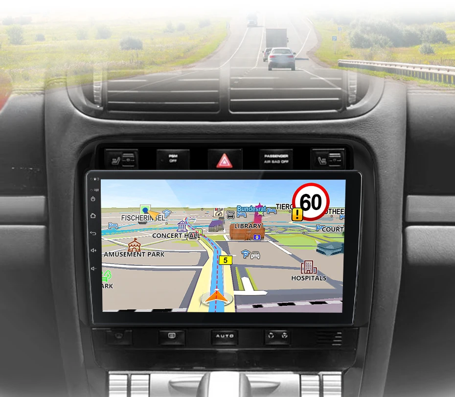 Junsun kabelloses carplay android auto autoradio für porsche cayenne 1 9pa 2002-2010 gps multimedia 2 din systeme stereo – Detail 20