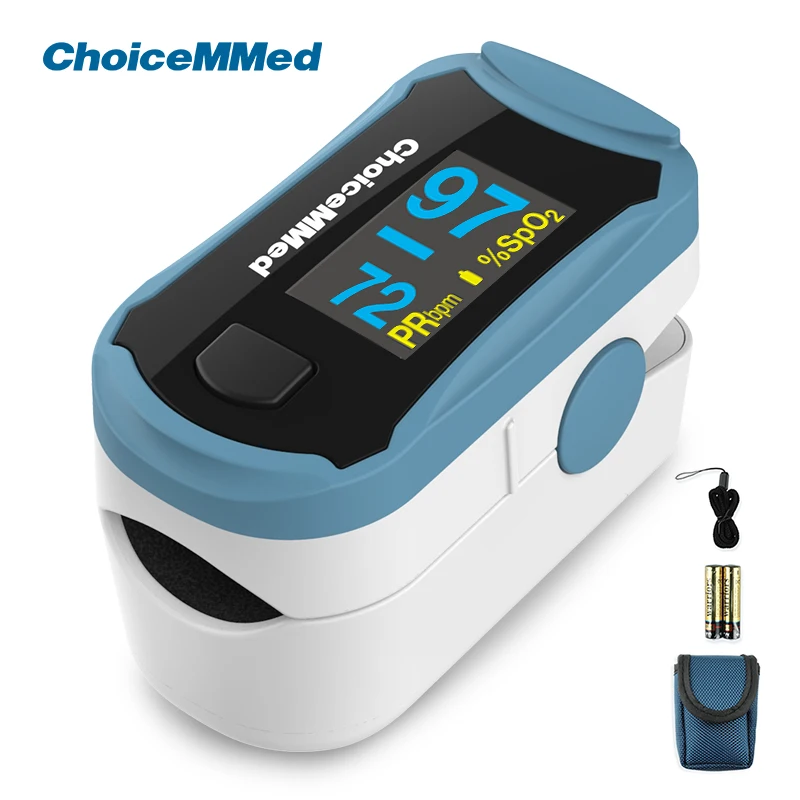 ChoiceMMed Dual Color OLED Finger Pulse Oximeter Fingertips SpO2 Mointor Pulse Oximetro Saturometro De Oxigeno MD300C29