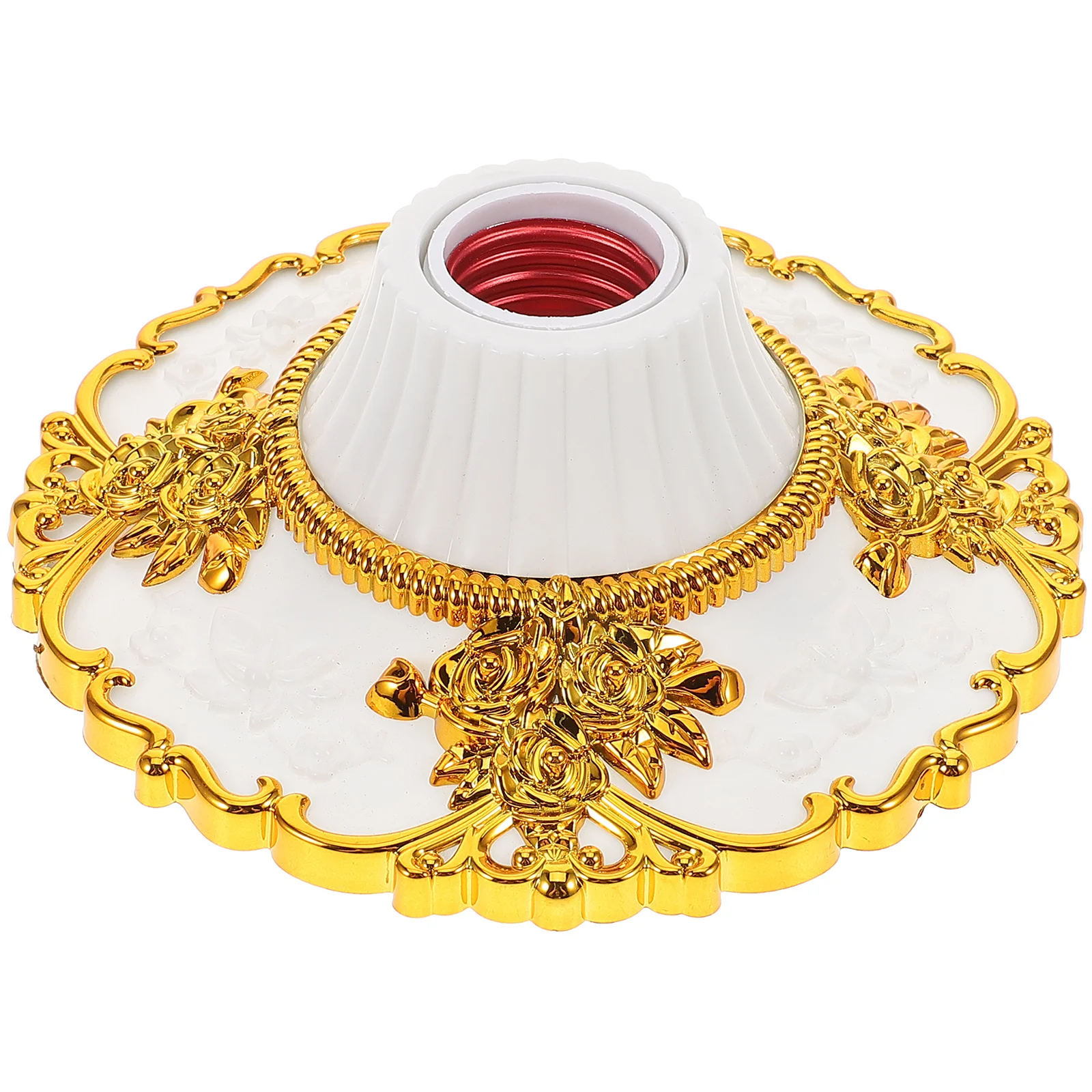 ゴールデンランプソケット E27 天井ライトホルダーベース電球ソケット交換用キッチン寝室ショップレストランライブラリ