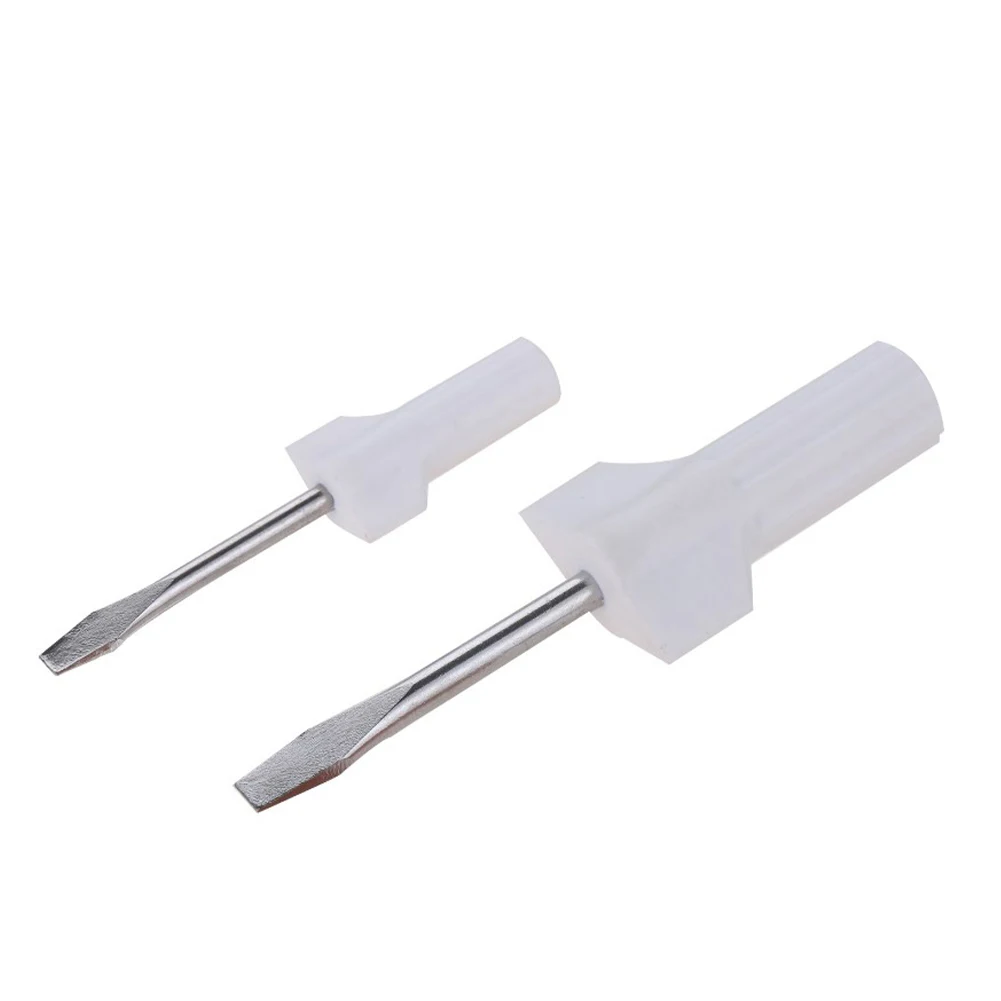 Sewing Machine Screwdriver Adjustable For Singer Plasticmetal Repairing Tool White 2 Pcs 6015mm 8025mm Brand New