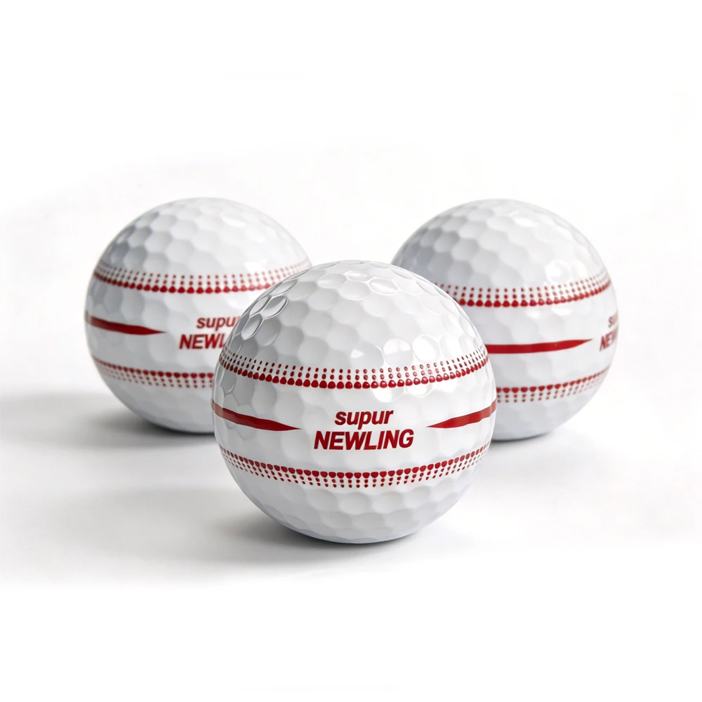 Golfbälle 4-Schicht PU Urethan USGA-konform Super Lange Distanz 360 Grad Putting Drei-Linien-Ausrichtung Turnier