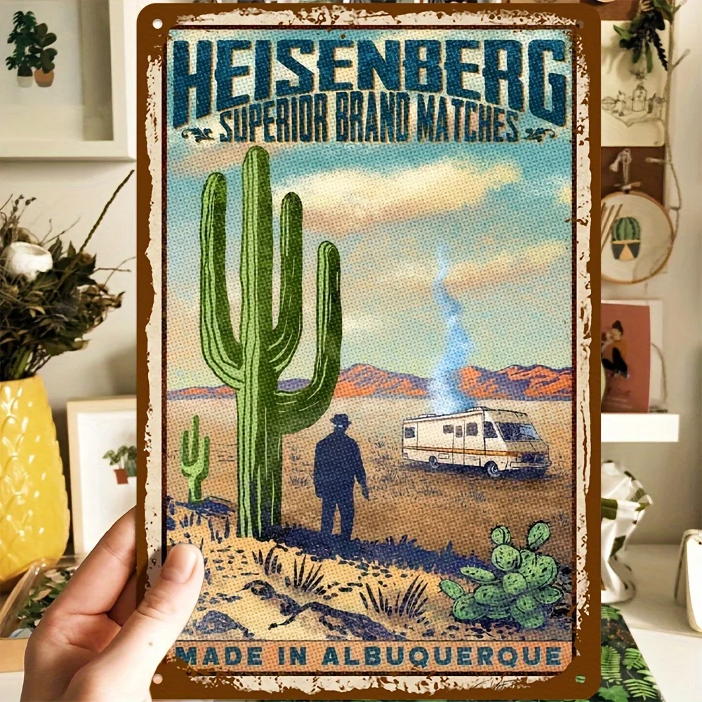 Retro Heisenberg Aluminum Logo-