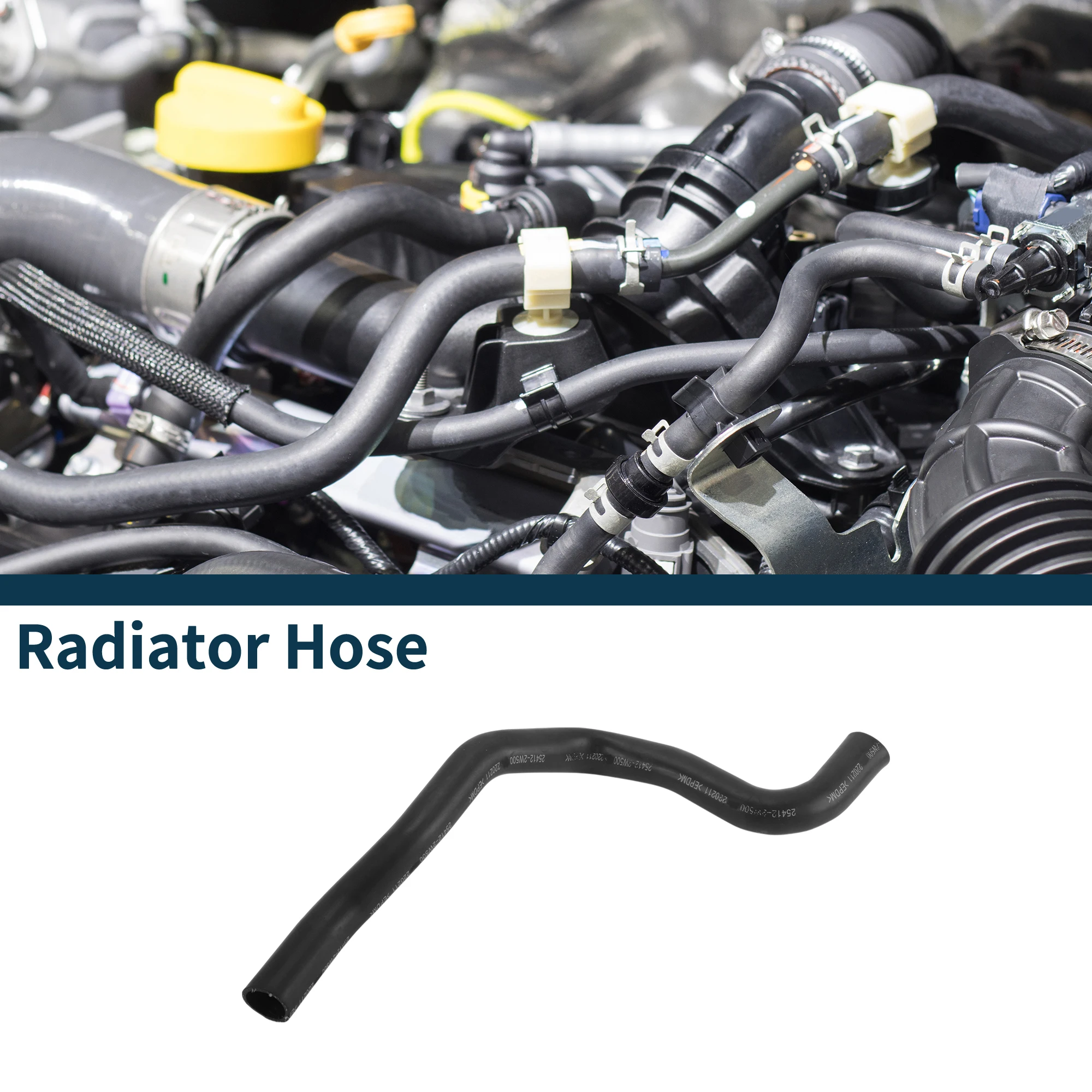 

Шланг радиатора UXCELL No 254122W500 для Hyundai Santa Fe 2015, резиновая водосточная труба