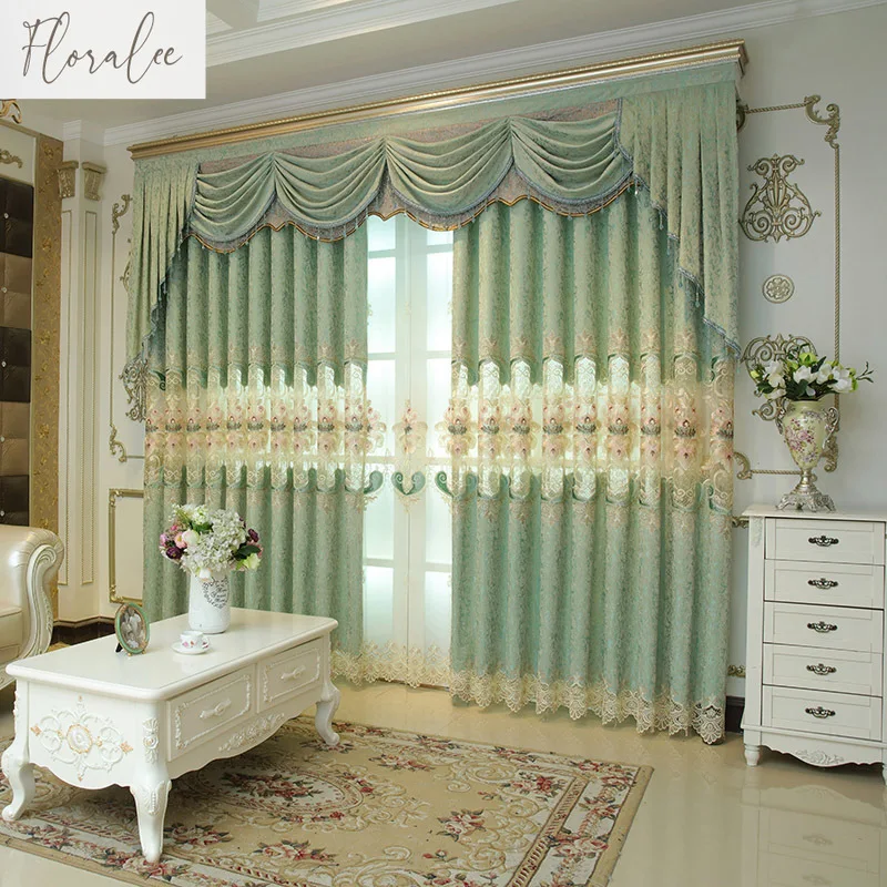 Morden Curtains for Living Room Luxury Blackout Curtains Blackout Curtains for The Bedroom Window Curtain Custom Size Tulle