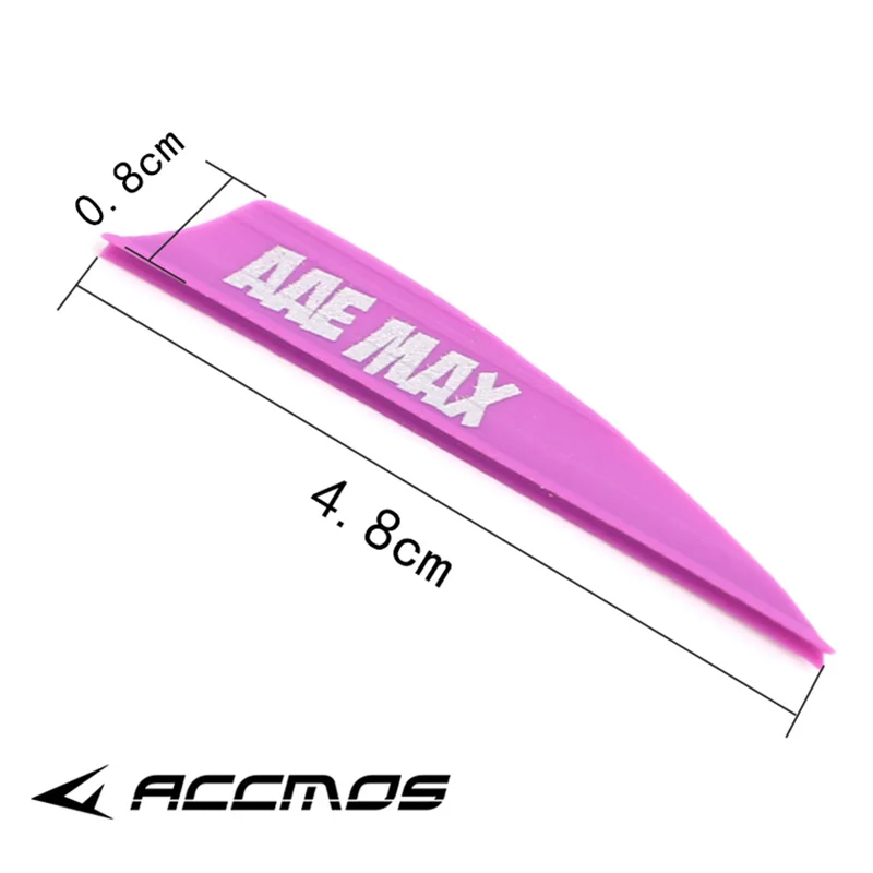 30pcs Arrow Feather AAE Groove Plastic Fletching Vanes DIY Plumage For Archery Bow Hunting Shooting Accessories