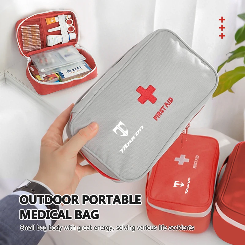Car Portable Foldable First Aid Kit Bags Travel HandBag Storage Bag For Hyundai Tiburon Coupe Tuscani III IV I30 I20 IX35 I40