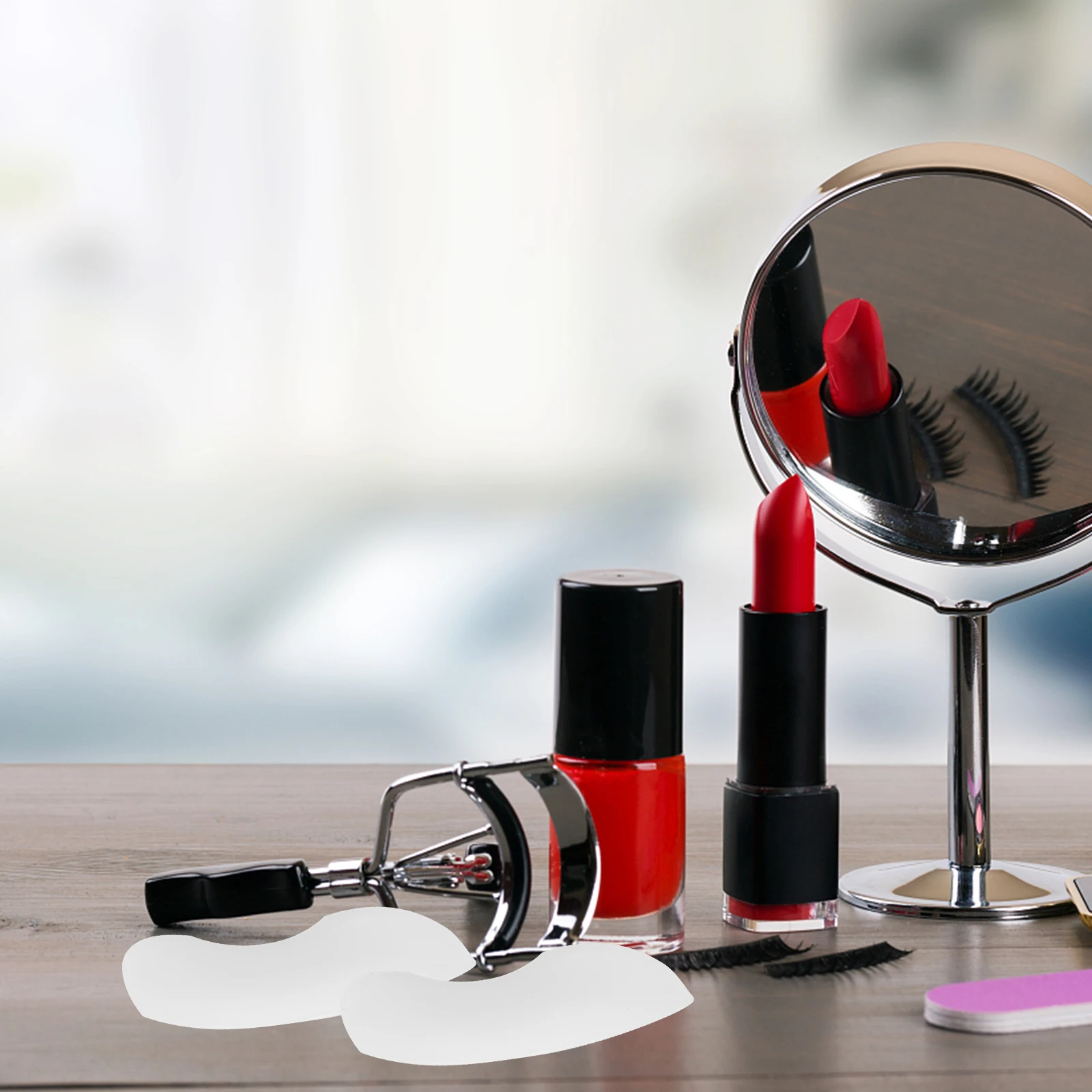 

5Pairs Safe Material Eyelash Curling Pads No Allergic Reaction Flexible Lash Tools for Professional Use Eyelash Grafting Tools