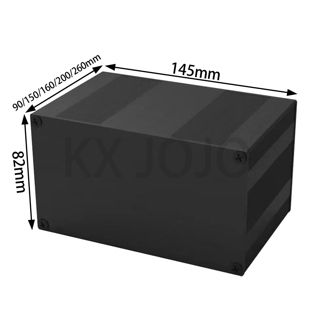 

Aluminum Enclosure 145*82*90/150/160/200/260mm Split Box Silver/Black Waterproof Electronic Box DIY Power Housing Instrument