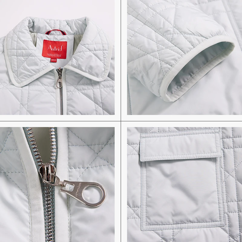 Astrid frauen Frühling Jacke 2023 Padded Mantel Frauen Parkas Stepp Lose Kurze Warme Weibliche Kleidung Neue In Outer Plus größe