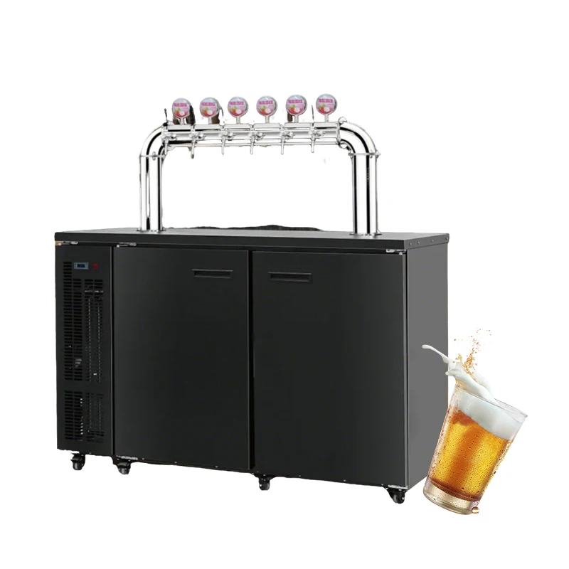 

Customized Commercial Beer Wine Machine All-in-one air Cooled Beer Machine Kegerator