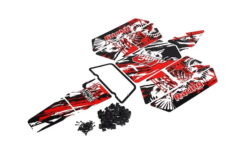 غلاف سيارة ملون من مادة الكمبيوتر عالية القوة يناسب قفص Roll لـ 1/5 HPI ROFUN BAJA