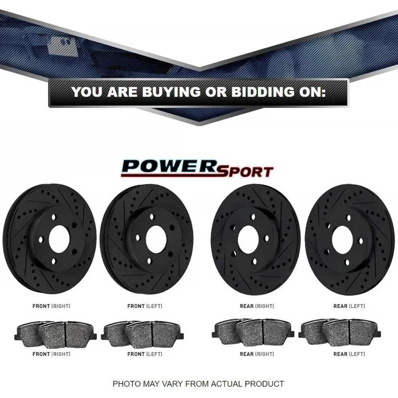 Front Rear Brakes and Rotors Kit   Pads   Ceramic   - BBCC.40133.02