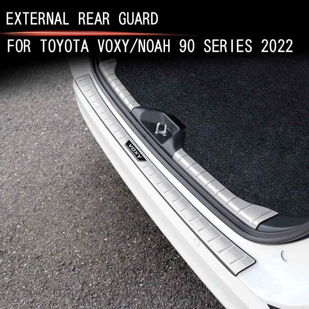 

Для TOYOTA VOXY/NOAH R90 2022 2023 2024, автомобильные аксессуары, накладка на задний багажник из нержавеющей стали, накладка на порог, молдинг, гарнир