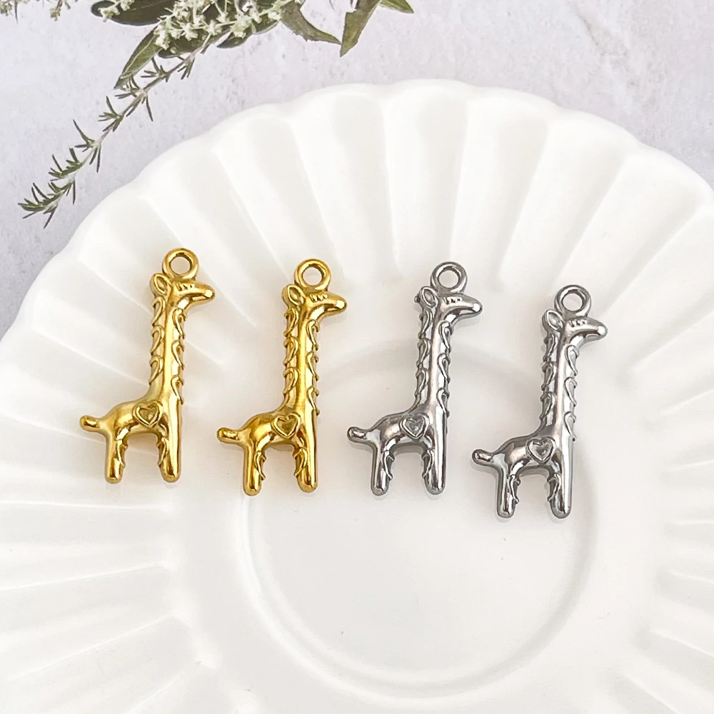 

Сердечный дизайн 11*24 мм 50 шт. DIY ожерелье кулон/подвески из нержавеющей стали/форма жирафа/ювелирные аксессуары/ручная работа # 195627