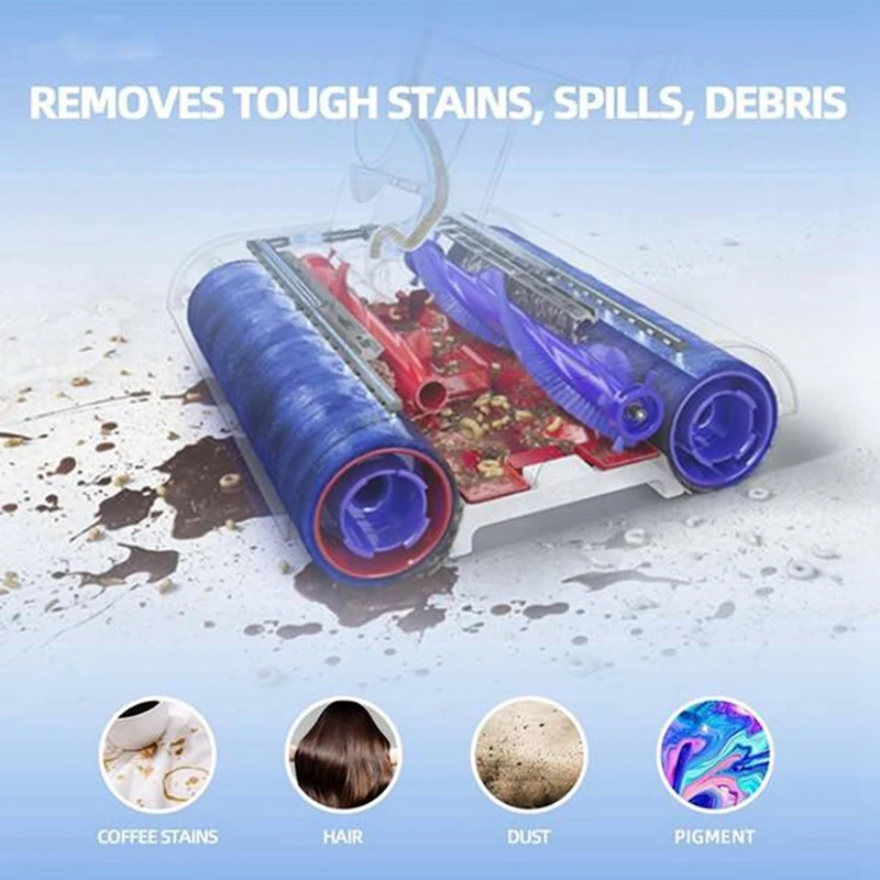 Cepillo de rodillo de pelusa suave para Dyson Wash G1, accesorios de fregado de suelo esterilizador de mano, repuestos