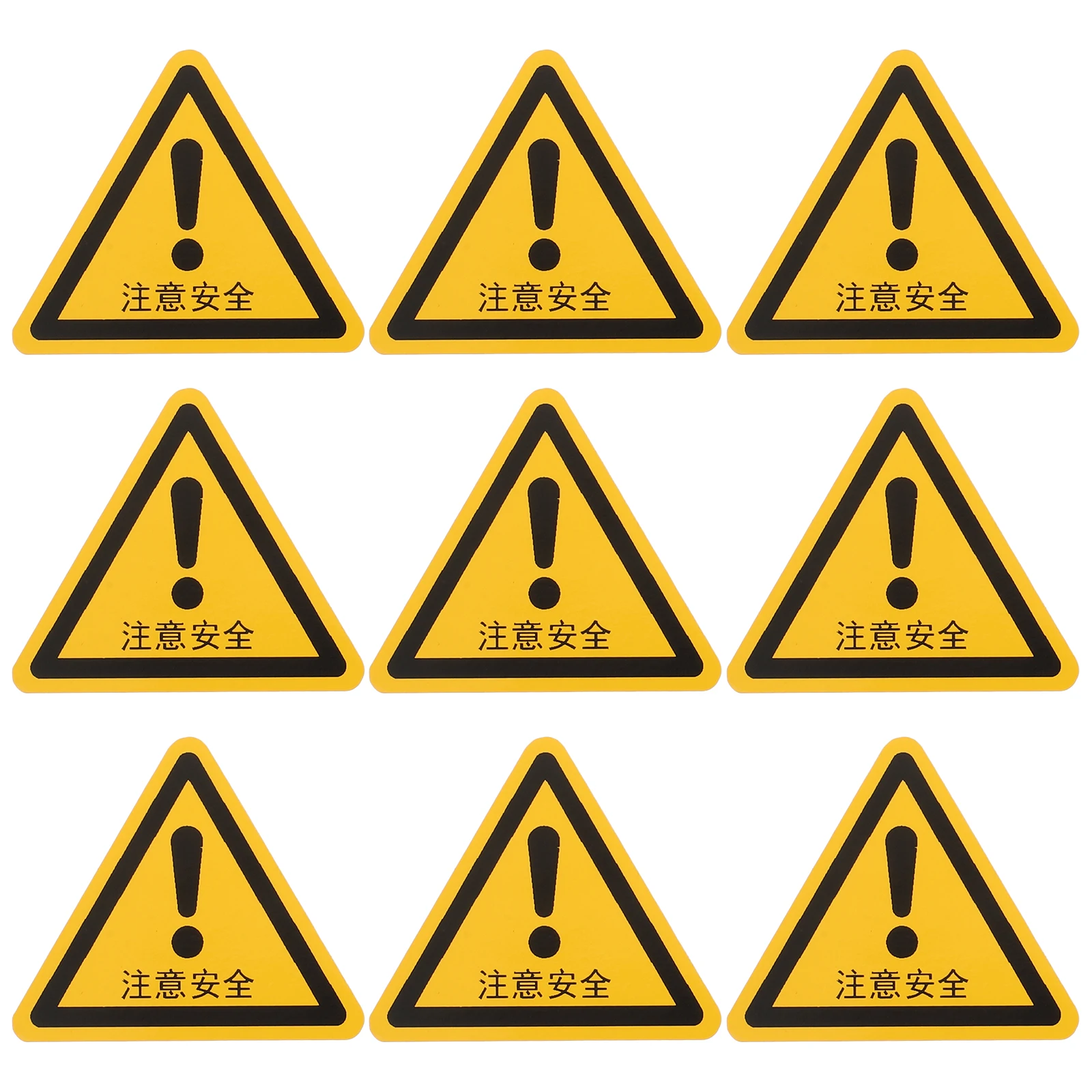

Decals Safety Warning Sign Sticker Industrial Signs Yellow Pvc Self-adhesive Stickers