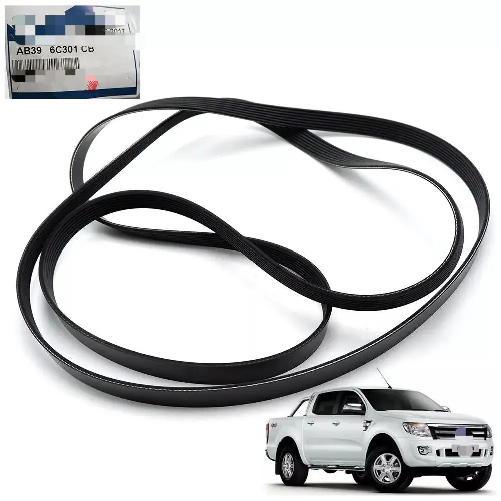 

High quality Serpentine Drive Belt For 2012 - 2018 Ford Ranger 3.2L T6 Pickup 2012 2018 AB39-6C-301CB 7PK3103 AB396C301CB