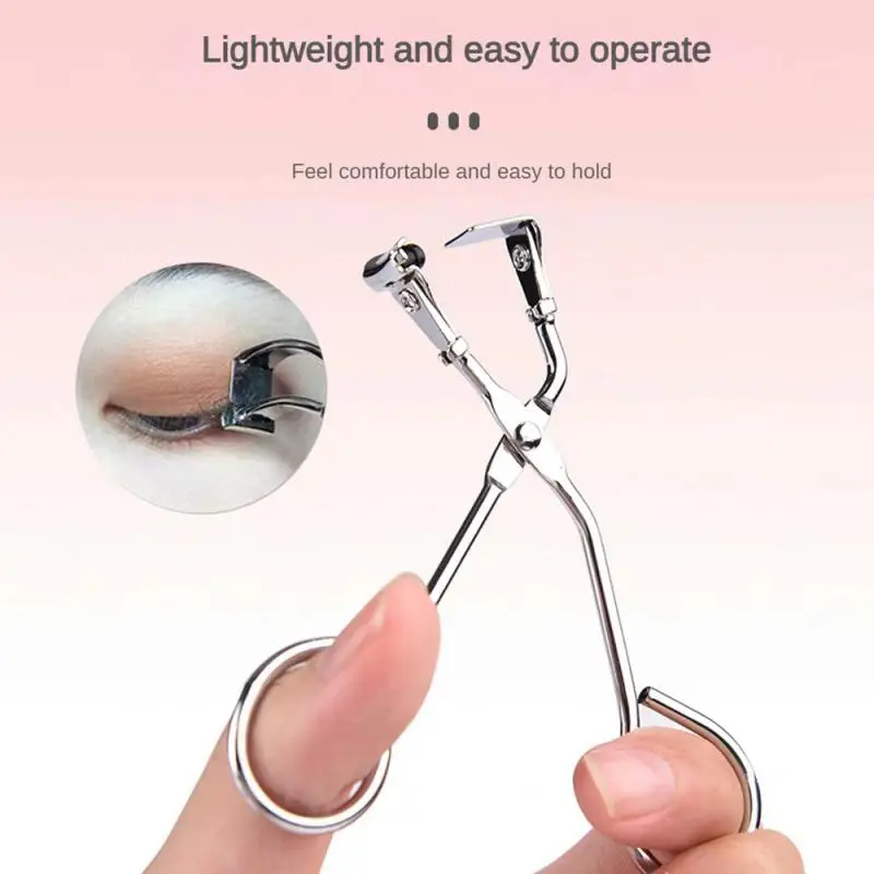 Mini Eyelash Curler Lasting Create The Perfect Curly Eyelashes Precision And Control Stainless Steel Easy To Carry Curling Iron