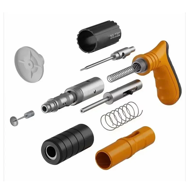 New Small Ceiling Artifact Mini Nail Gun Small Gun Nail Gun Fastener Water And Electricity Installation Concrete Fixed Groove
