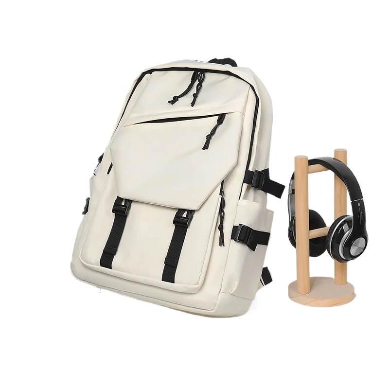 

Unisex Large Capacity Backpack Lightweight Laptop Bag for College Students Waterproof Polyester School Bag with USB Port