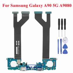 For Samsung Galaxy A90 5G A9080 2019 USB Charger Dock Connector Charging Port Flex Cable Board Replacement