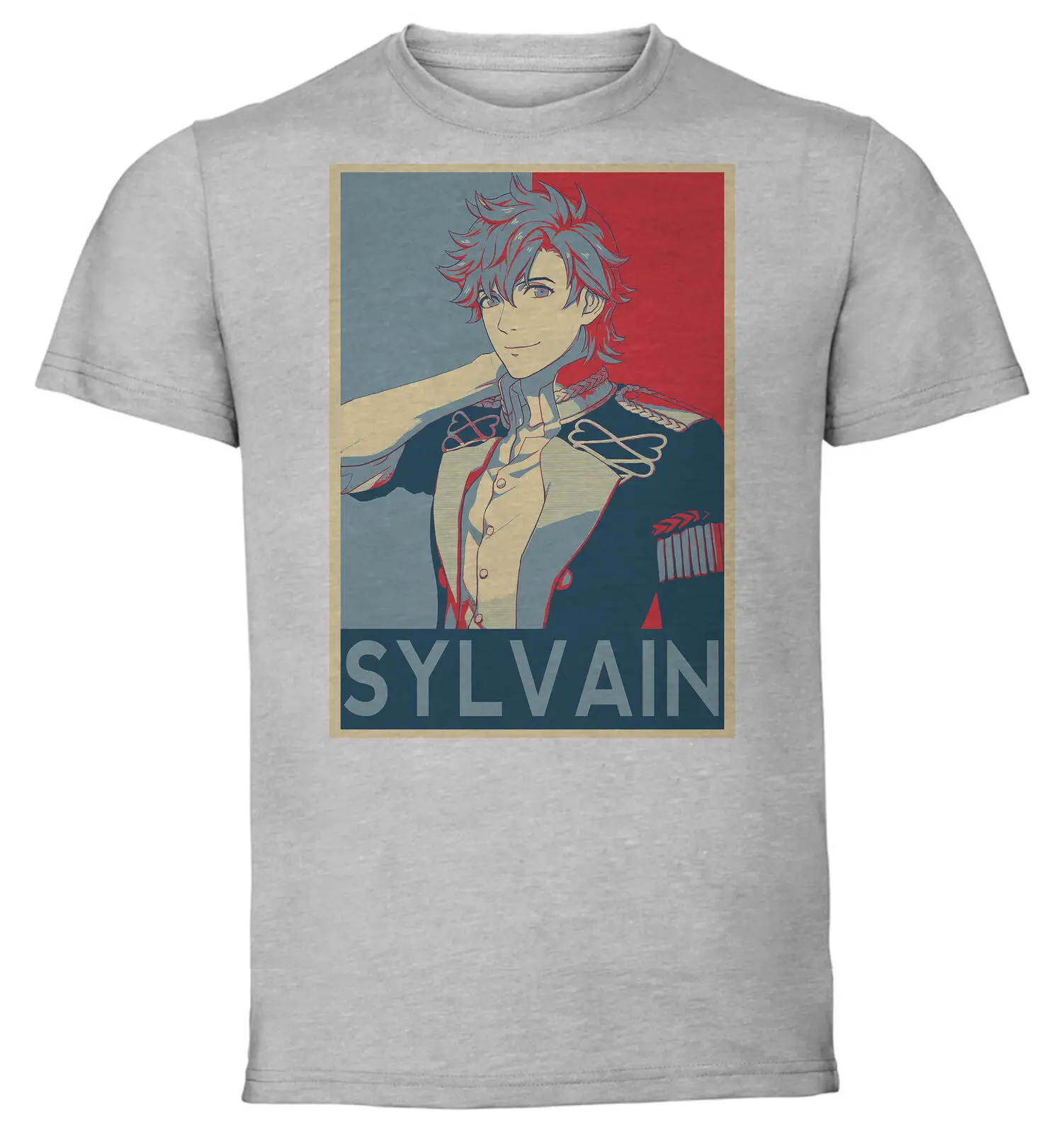 TShirt  Gray  Propaganda   Emblem Three Houses  Sylvain