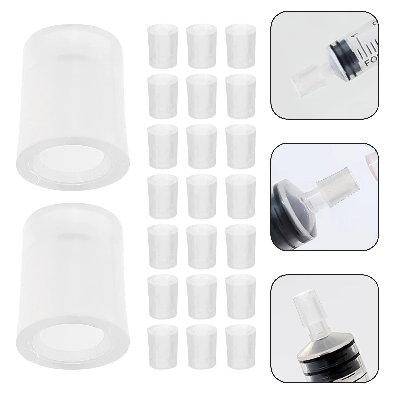 

50 Pcs Perfume Dispenser Tool Conversion Head Transfer Syringe Adapter Bottle Refill for