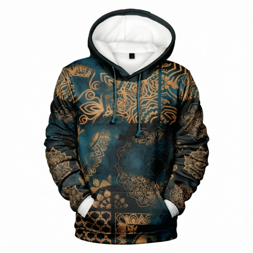 Totem 3D Printed Mens Autumn Winter Hoodie Unisex Casual Hooded Tracksuit Warm Fleece Jacket Cosplay Costume