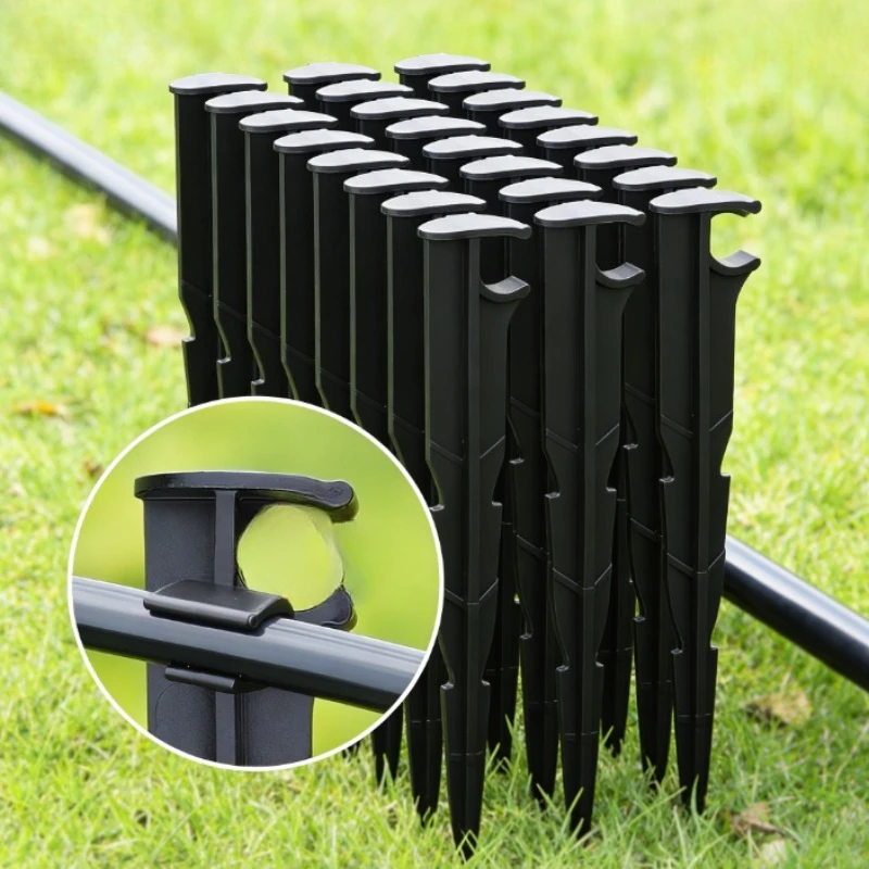 32pcs 16mm Water Pipe Bracket Multi-Functional Pipe Support Bracket Drip Irrigation Hose Anchor Gardening Accessories