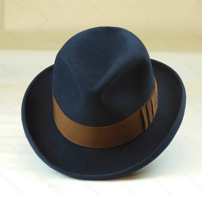 Fashionable webbing decorated top hat