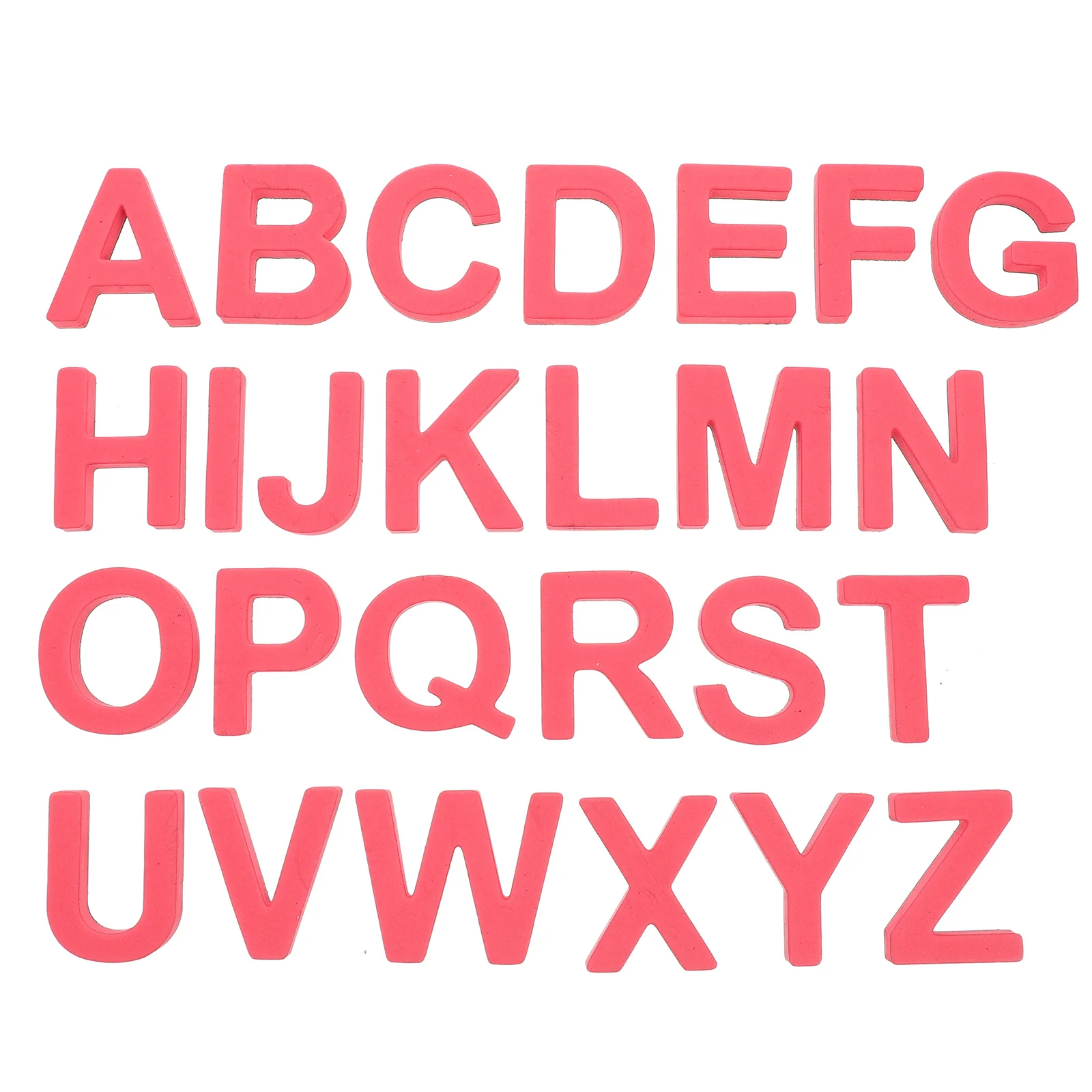 26개 냉장고 자석 영어 대문자 알파벳 학습 냉장고 어린이 교육용 자석 글자 교구