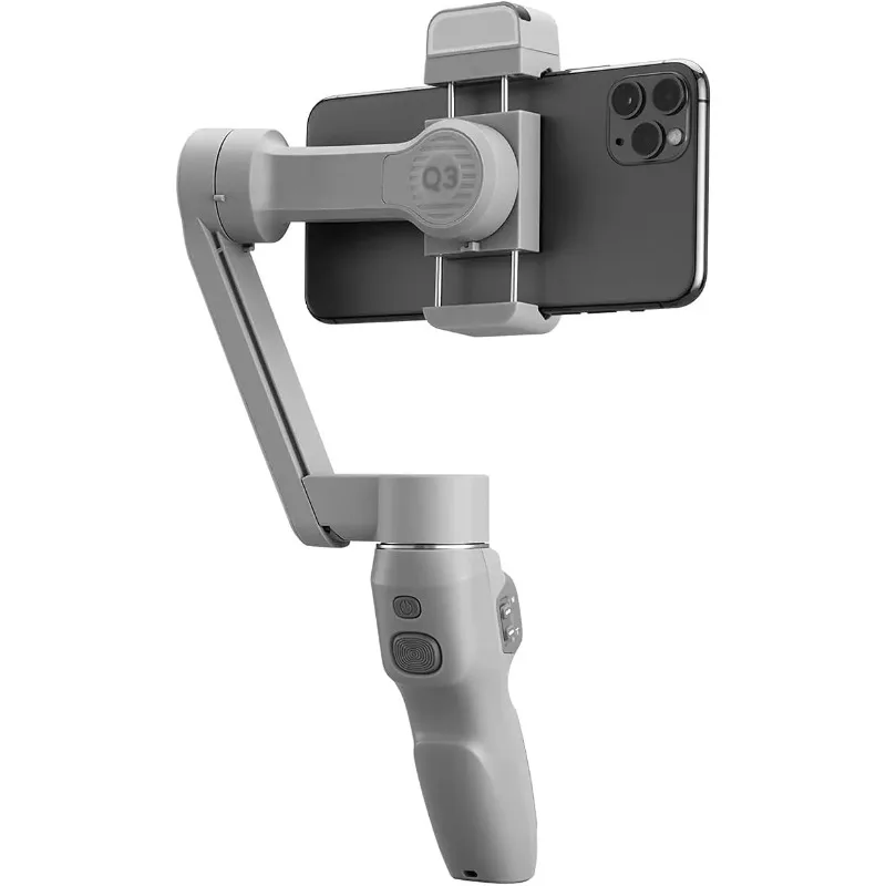 جديد ZHIYUN SMOOTH Q3 3-Axis Phone Gimbal مثبت يدوي مرن مع ضوء ملء للهواتف الذكية iPhone Android Ce