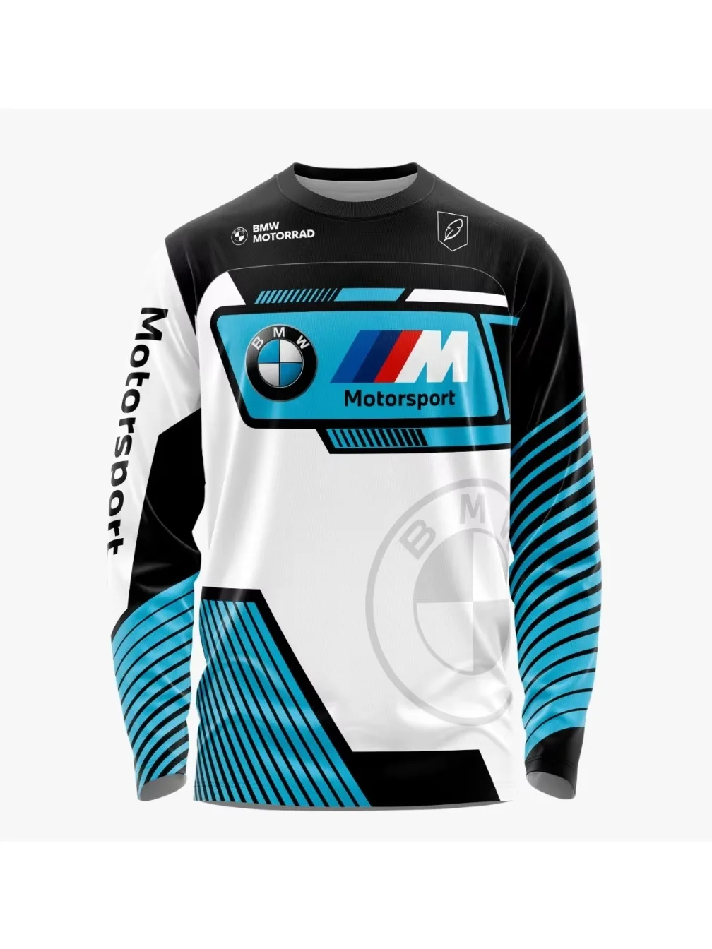 

BMW Motorcycle Summer Off-Road Jersey Long Sleeve Quick Dry Breathable T-Shirt for Adult - Make Life a Ride One World One GS