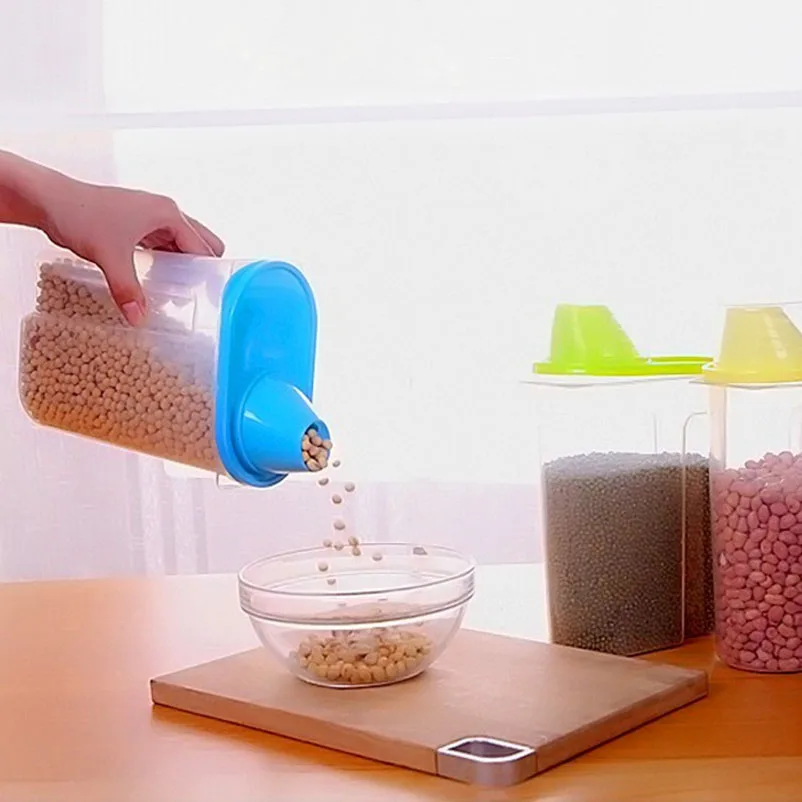 Contenedor hermético para pienso de gato y perro con dosificador - imagen 4