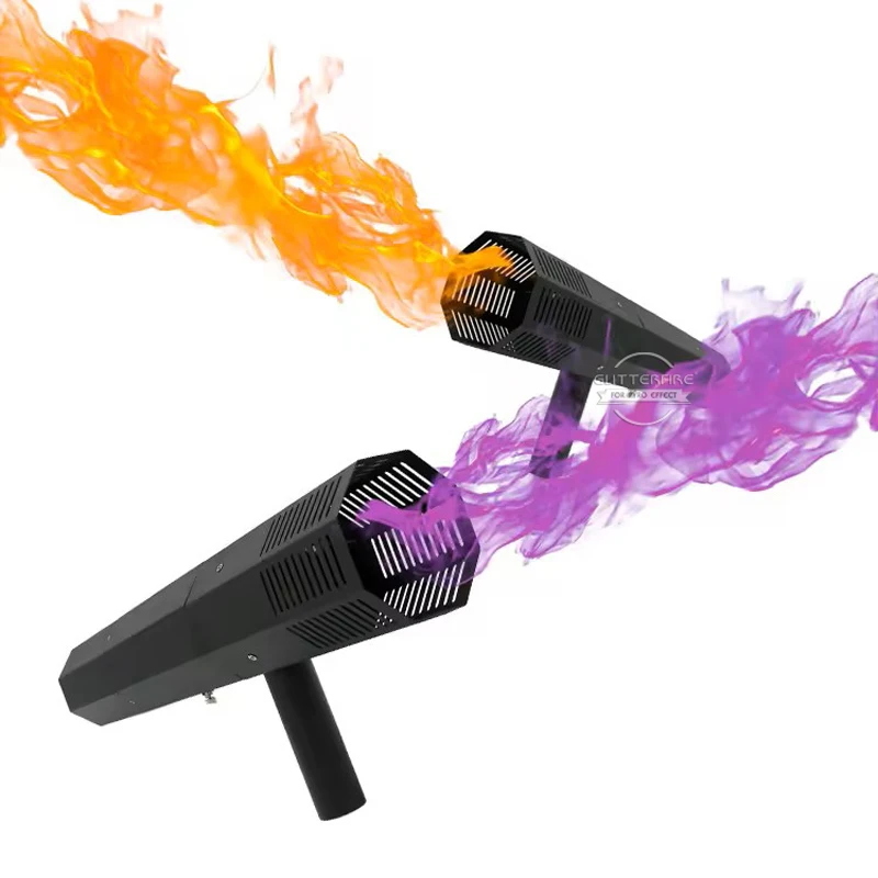 Handheld Fire Machine Flame Thrower Colorful Fire Effect Flame Devices Fire Projector
