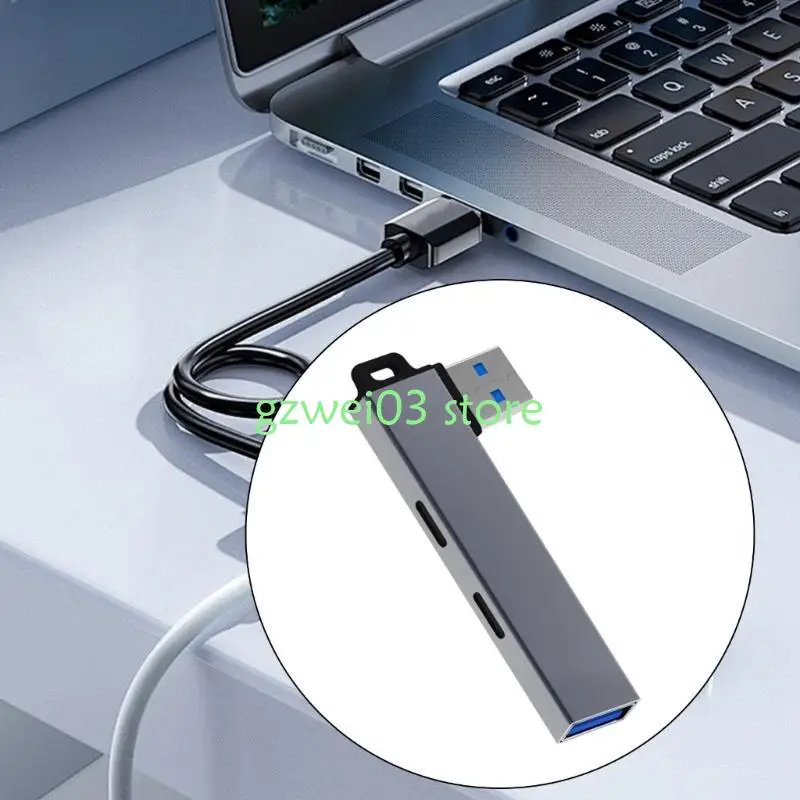Y8AC schlanklich USB3.0 bis USB -Adapter USB3.0 -Hub für universelle Systemkompatibilität