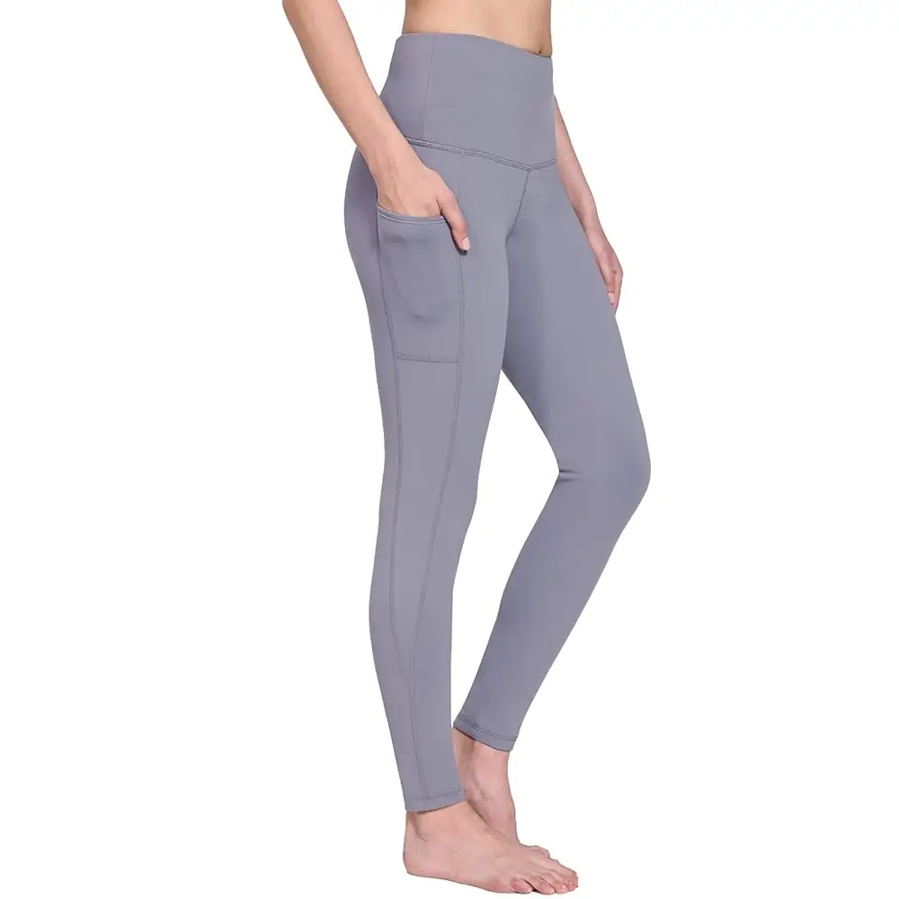 

Winter Clothing Women Leggings Fleece Lined Tights Thermal Warm Thick Cold Weather Gear 1 Pockets