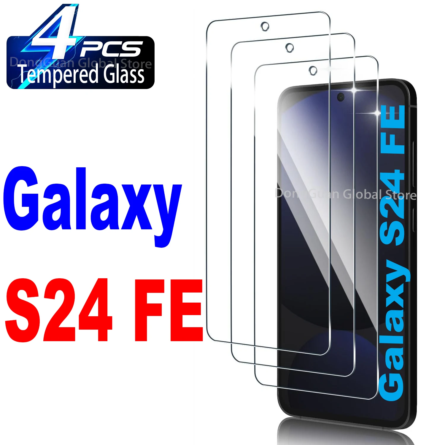 

6.7" Tempered Glass For Samsung Galaxy S24 FE Screen Protector Glass Film