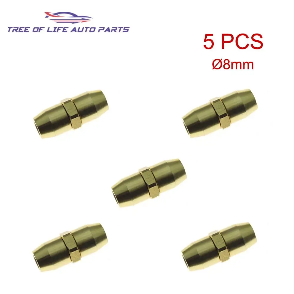

5X 6237225 887376 Detachable Pipe Joint Ø8mm For Truck Hose Connector 893 803 037 0