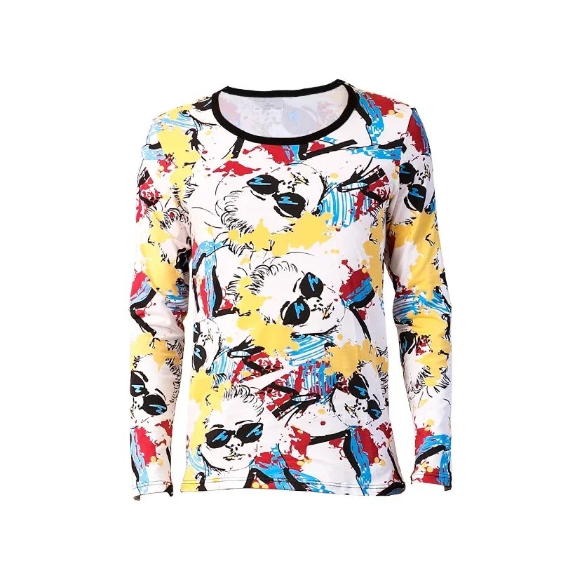 1pc Men's quality autumn and winter single autumn clothing thin warm top slim round neck basic underwear base shirt